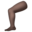 Leg: Dark Skin Tone on Samsung