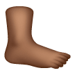 Foot: Medium-Dark Skin Tone on Samsung