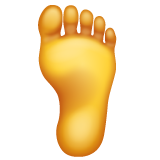 Foot on WhatsApp