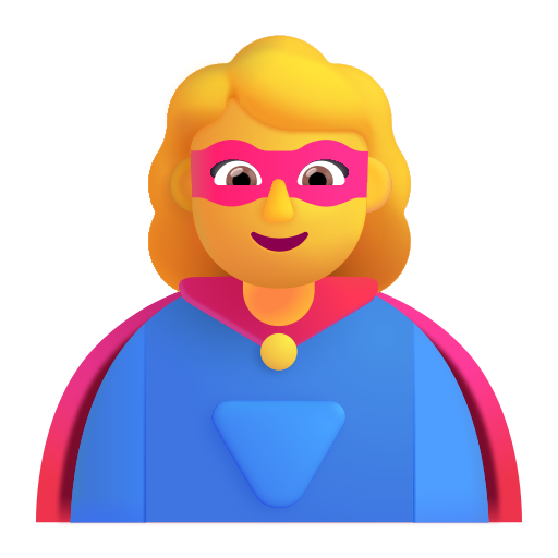 Woman Superhero on Microsoft 3D