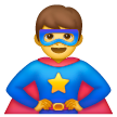 Man Superhero on Samsung