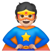 Superhero: Light Skin Tone on Samsung