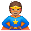 Superhero: Medium Skin Tone on Samsung
