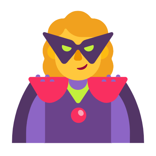 Woman Supervillain on Microsoft Fluent