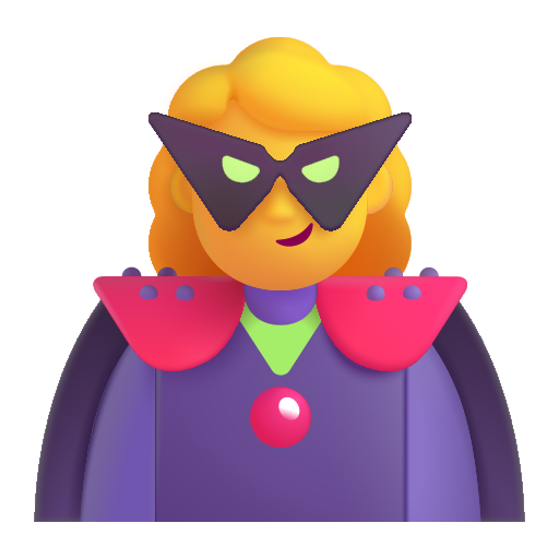 Woman Supervillain on Microsoft 3D
