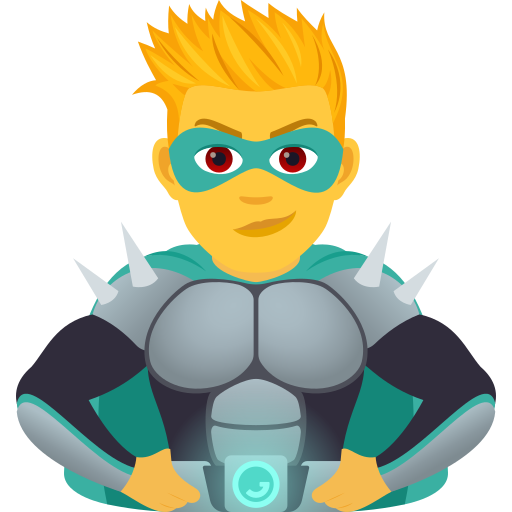 Man Supervillain on JoyPixels