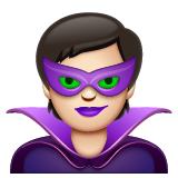 Supervillain: Light Skin Tone on WhatsApp