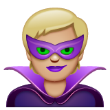 Supervillain: Medium-Light Skin Tone on WhatsApp