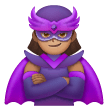 Woman Supervillain: Medium Skin Tone on Samsung