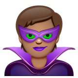 Supervillain: Medium Skin Tone on WhatsApp