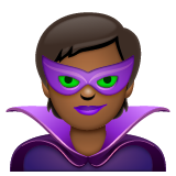 Supervillain: Medium-Dark Skin Tone on WhatsApp