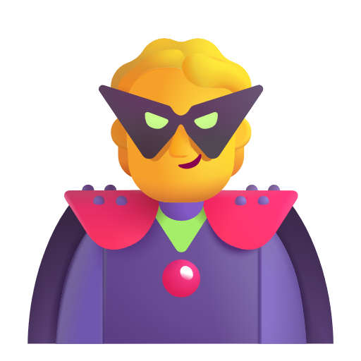 Supervillain on Microsoft 3D