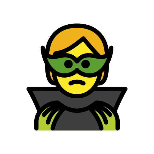 Supervillain on OpenMoji