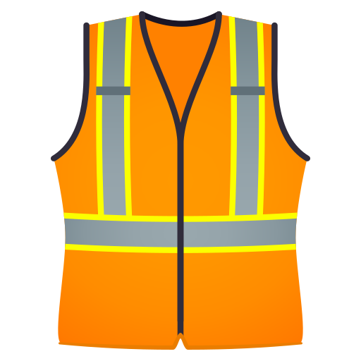 Safety Vest on JoyPixels