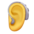 Ear With Hearing Aid on Samsung