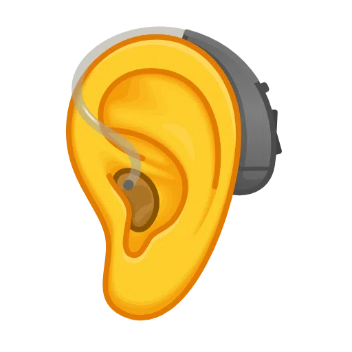 Ear With Hearing Aid on Telegram