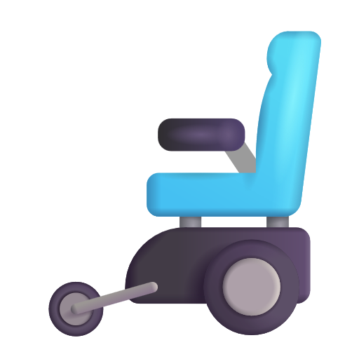 Motorized Wheelchair on Microsoft 3D