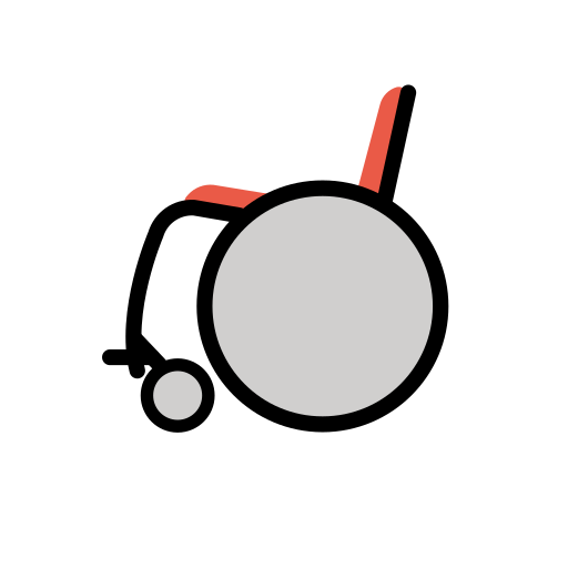 Manual Wheelchair on OpenMoji