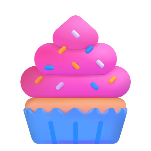 Cupcake on Microsoft 3D