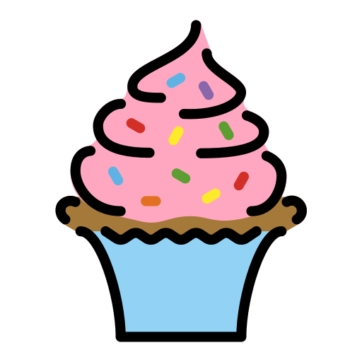 Cupcake on OpenMoji