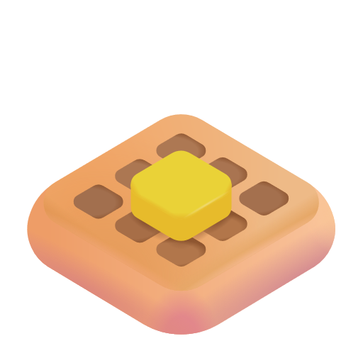 Waffle on Microsoft 3D