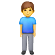 Man Standing on Samsung