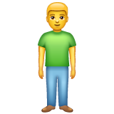 Man Standing on WhatsApp