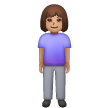 Woman Standing: Medium Skin Tone on Samsung