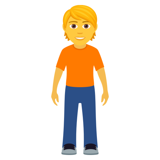 Standing Person on JoyPixels