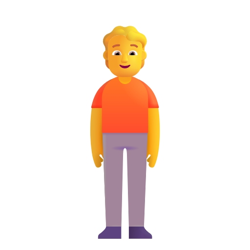 Standing Person on Microsoft 3D