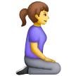 Woman Kneeling Facing Right on Samsung