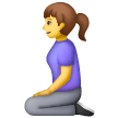 Woman Kneeling on Samsung