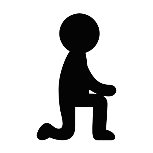 Person Kneeling Facing Right on Noto Emoji