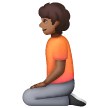 Kneeling Person: Medium-Dark Skin Tone on Samsung