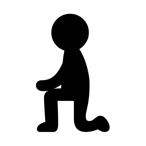 Kneeling Person on Noto Emoji