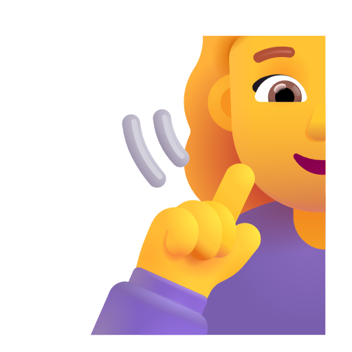 Deaf Woman on Microsoft 3D