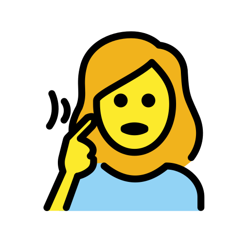 Deaf Woman on OpenMoji