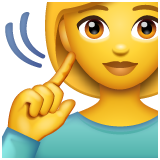 Deaf Woman on WhatsApp