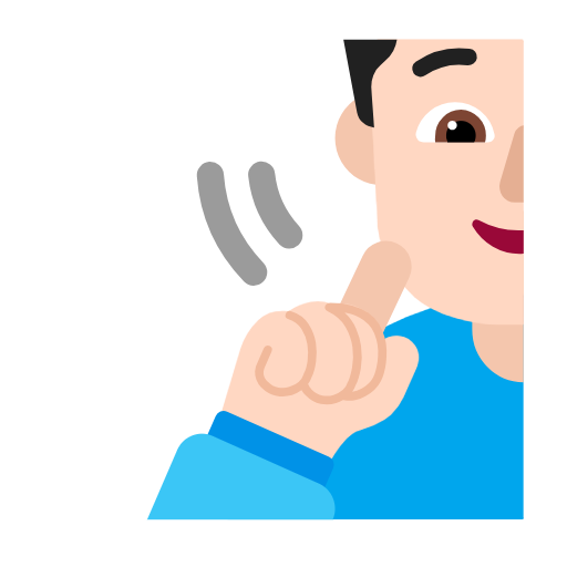 Deaf Woman: Light Skin Tone on Microsoft Fluent