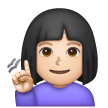 Deaf Woman: Light Skin Tone on Samsung