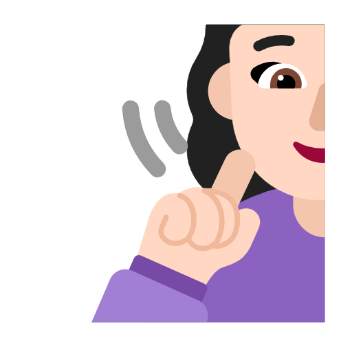 Deaf Man: Light Skin Tone on Microsoft Fluent