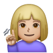 Deaf Woman: Medium-Light Skin Tone on Samsung