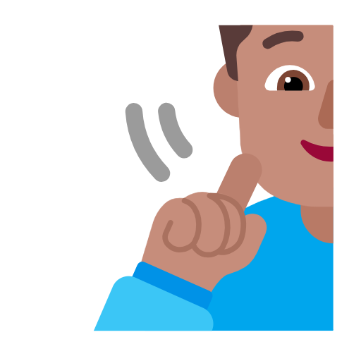 Deaf Woman: Medium Skin Tone on Microsoft Fluent
