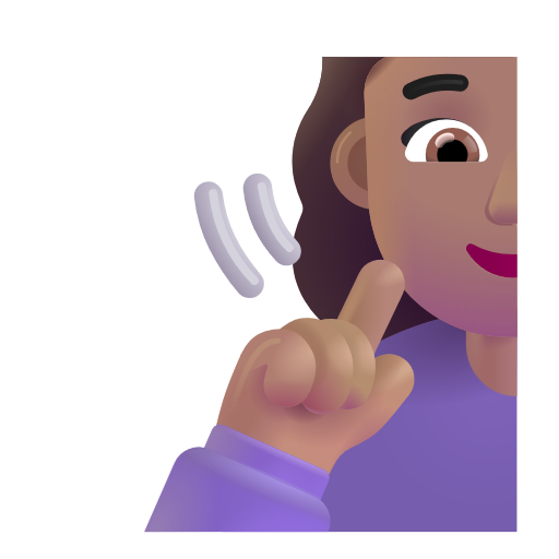 Deaf Woman: Medium Skin Tone on Microsoft 3D
