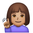 Deaf Woman: Medium Skin Tone on Samsung