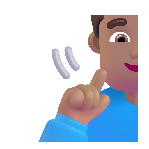 Deaf Man: Medium Skin Tone on Microsoft 3D