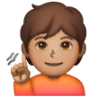Deaf Person: Medium Skin Tone on Samsung