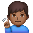 Deaf Man: Medium-Dark Skin Tone on Samsung