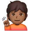 Deaf Person: Medium-Dark Skin Tone on Samsung