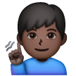 Deaf Man: Dark Skin Tone on Samsung